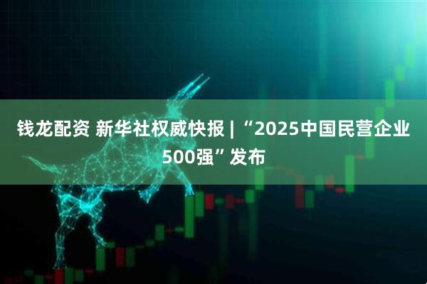 钱龙配资 新华社权威快报 | “2025中国民营企业500强”发布