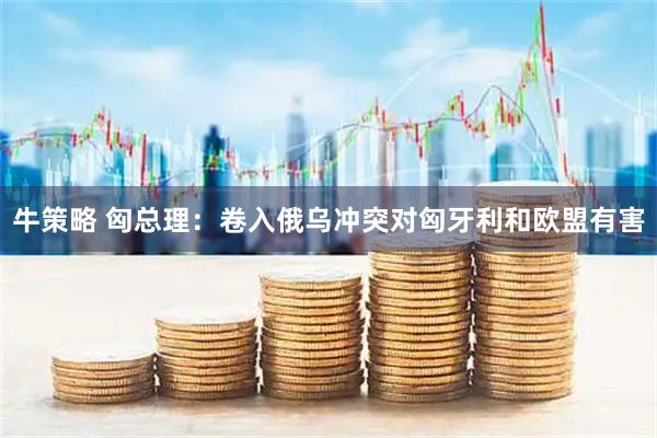 牛策略 匈总理：卷入俄乌冲突对匈牙利和欧盟有害